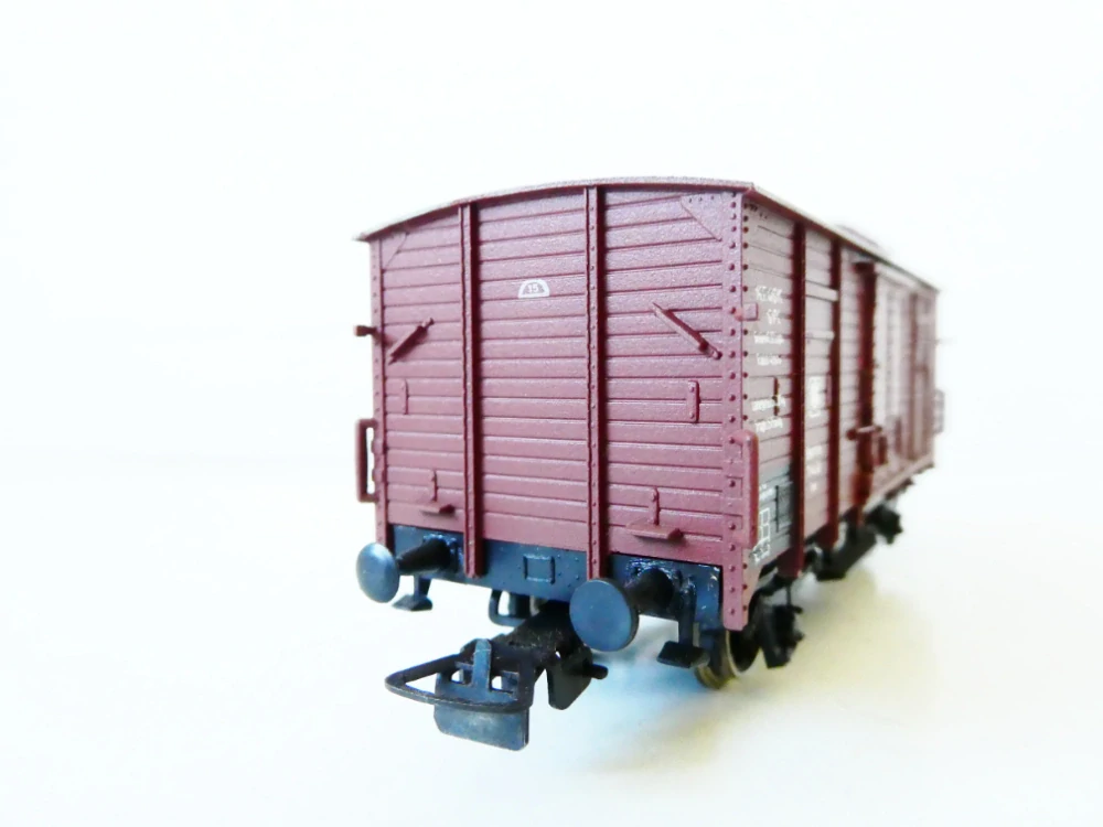 H0 PIKO Nákladní vůz krytý s budkou brzdaře Berlin 11430 K.P.E.V. TOP STAV