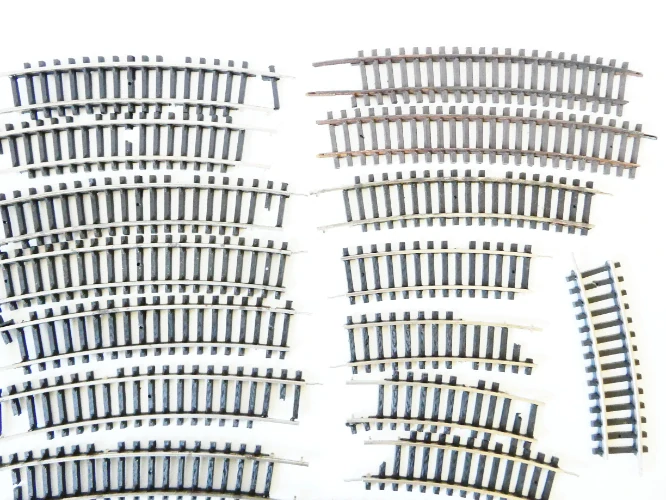 H0 PIKO SET 29 ks Koleje použité s poškozením pražců