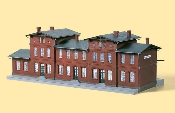 H0 Auhagen 11380 Stavebnice Nádraží Neupreußen - NOVÁ STAVEBNICE NEOTEVŘENÁ