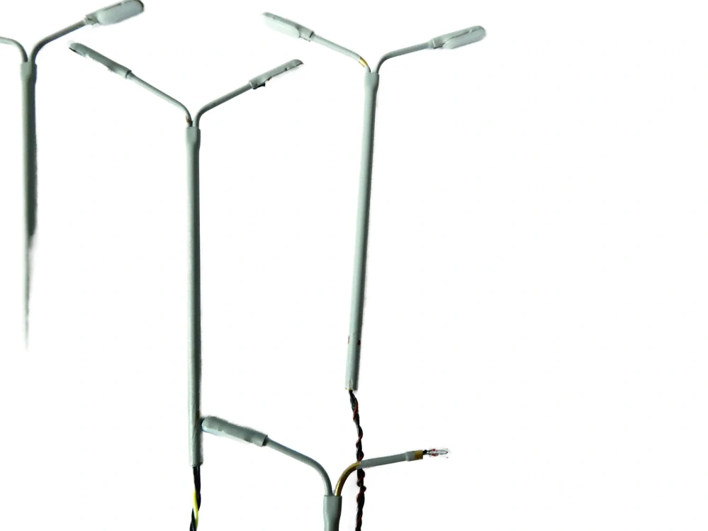 TT Drážní lampa dvojitá - SET 10 ks - výška 7 cm