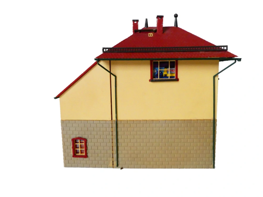 H0 Hradlo Blockstelle Neumühle-Linde PĚKNÝ STAV