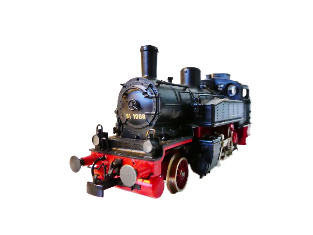 H0 Liliput Parní lokomotiva BR 91 1008 DR PĚKNÝ STAV
