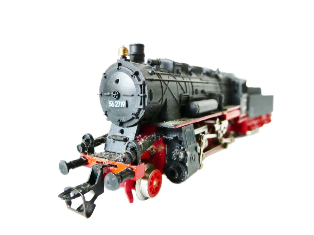 TT BTTB Parní lokomotiva BR 56 2719 DR s tendrem OSVĚTLENÁ PĚKNÝ STAV