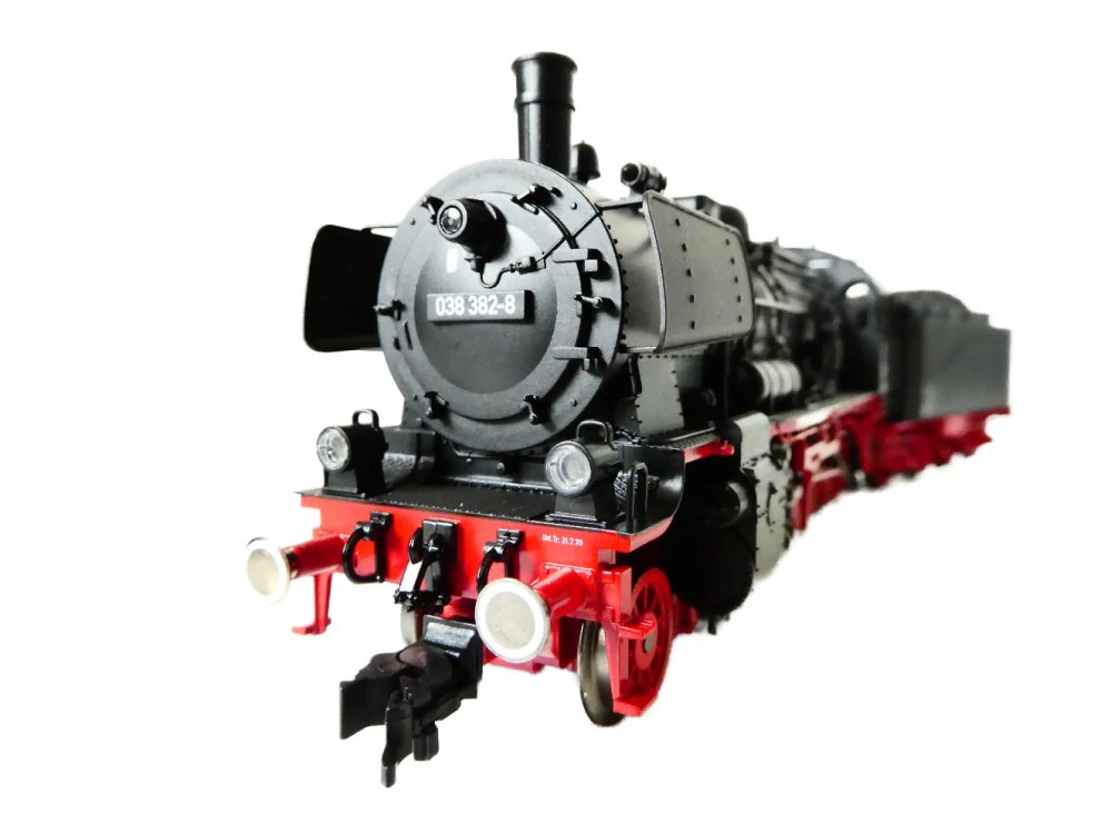 H0 FLEISCHMANN 93 4168 Parní lokomotiva BR 038 382-8 DB (limitovaná edice) OSVĚTLENÁ TOP STAV NEPOUŽITÁ v originální krabičce s průvodním listem