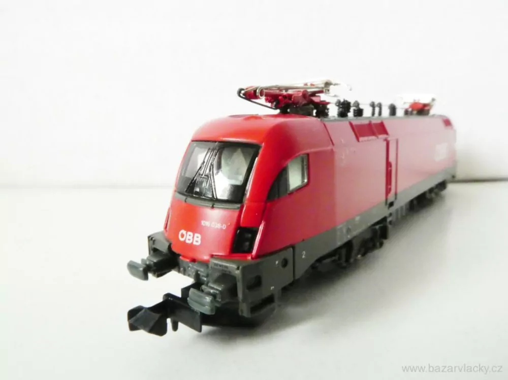 N HOBBYTRAIN 240872 Elektrická lokomotiva Rh 1016 Taurus ÖBB OSVĚTLENÁ TOP STAV NEPOUŽITÁ NOVÁ V KRABIČCE