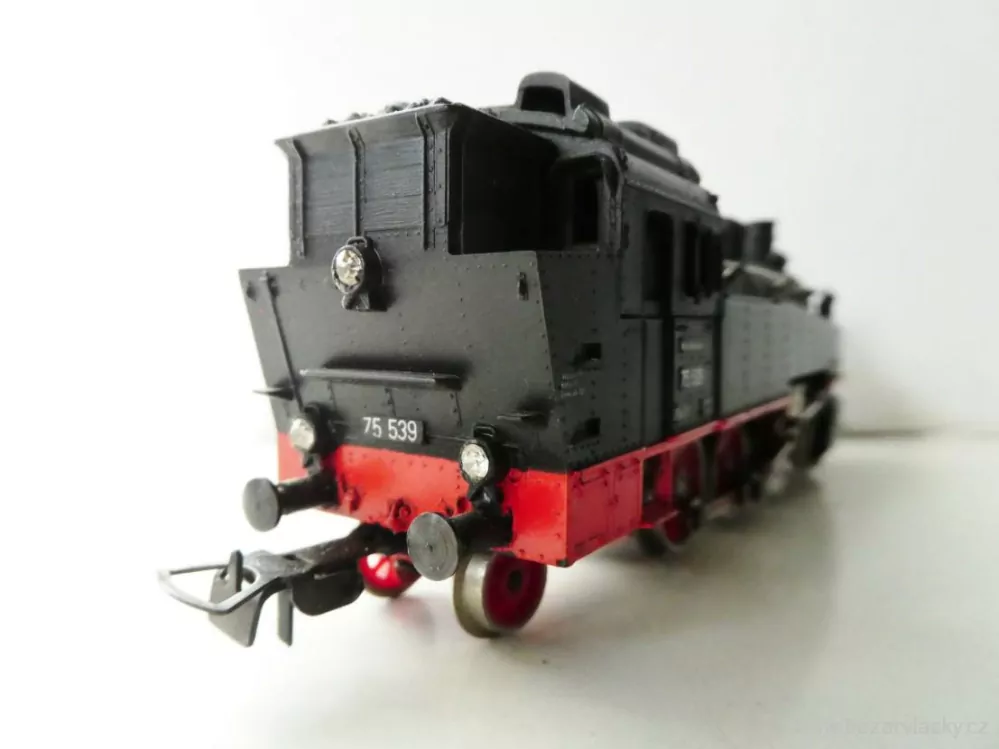 H0 GÜTZOLD Parní lokomotiva BR 75 539 DR PĚKNÝ STAV