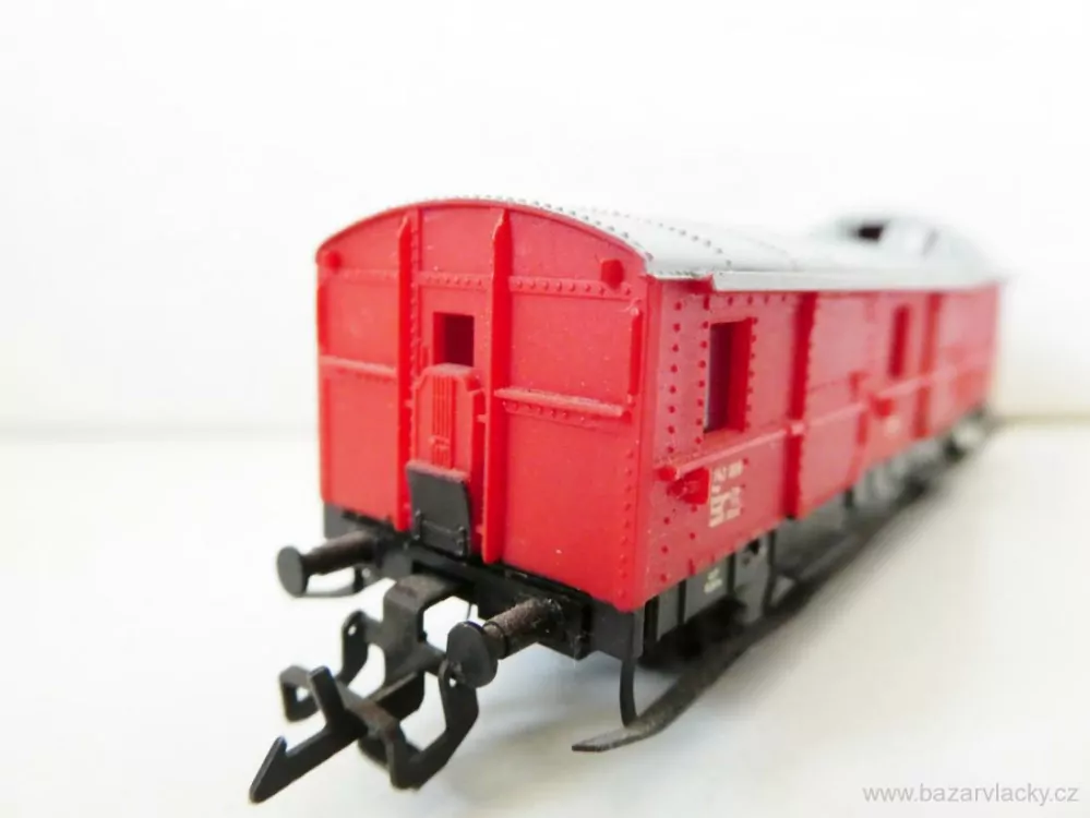 TT ZEUKE Služební zavazadlový vůz červený  DR