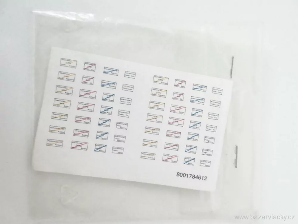 H0 ROCO 1784 Samolepící cedule na nákladní automobily 1:87 NOVÉ