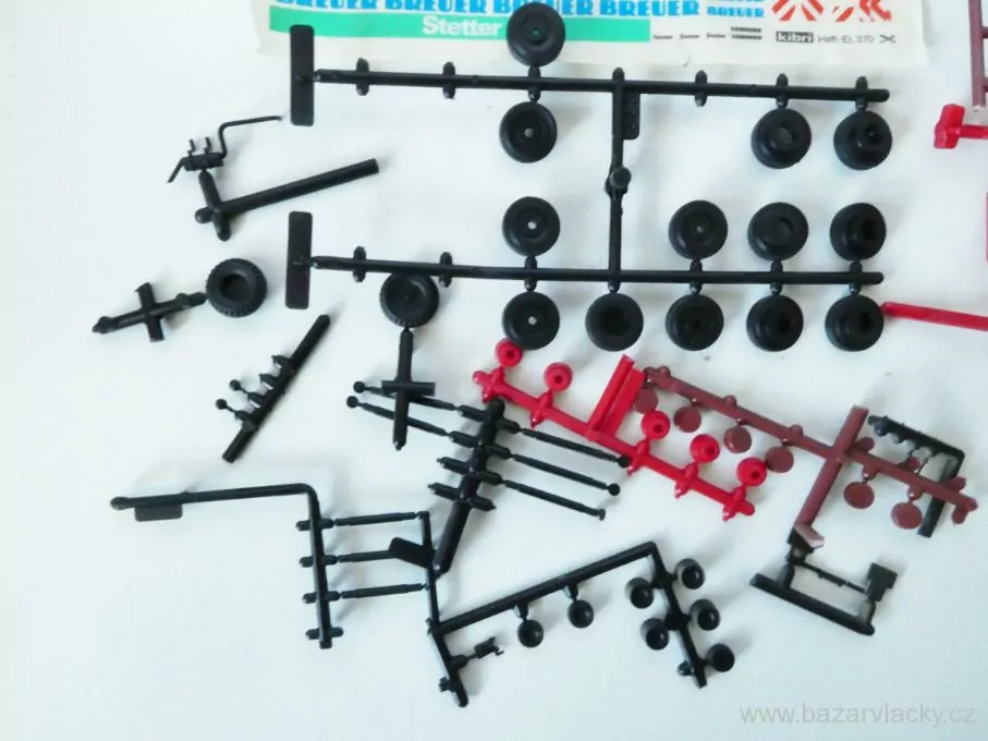 H0 Kibri Náhradní díly na automobily a obtisky Kibri Haft.-Et. 370 