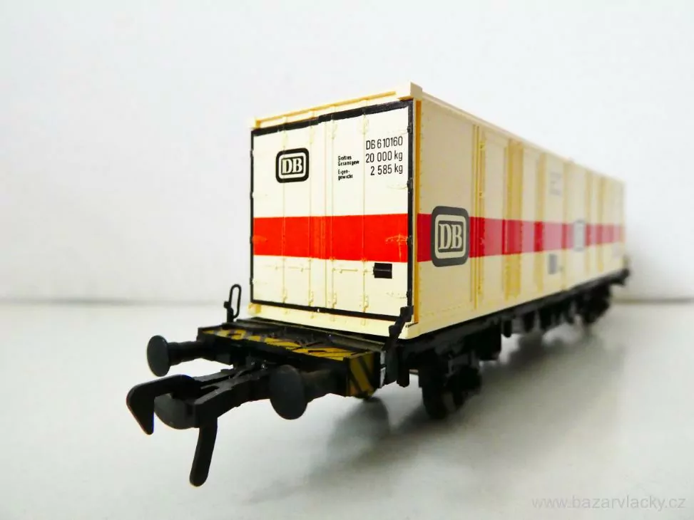 H0 FLEISCHMANN Plošinový vůz s kontejnery DB TOP STAV