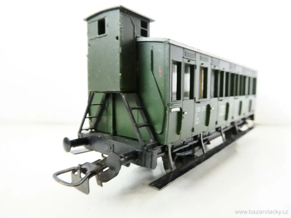 H0 PIKO Osobní vůz DR 530-213 s budkou brzdaře PĚKNÝ STAV