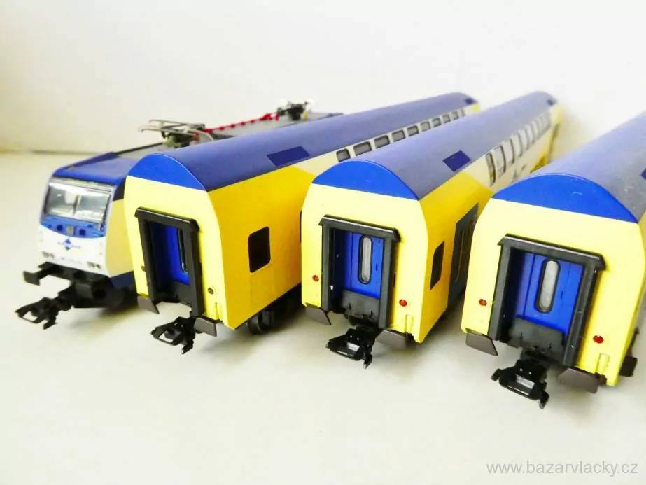 H0 TRIX 21246 Souprava METRONOM s elektrickou lokomotivou BR 146 TOP STAV NEPOUŽITÉ