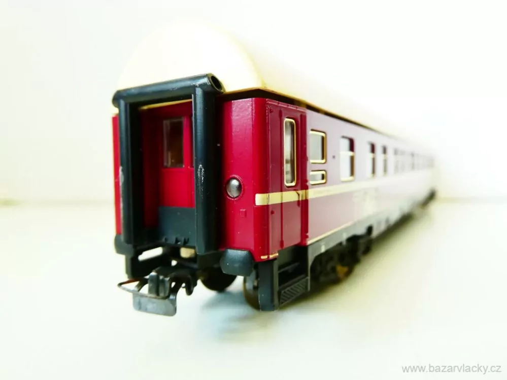 H0 FLEISCHMANN - Lůžkový vůz TEN Trans Euro Nacht 61 80 71-41 849-4  DB OSVĚTLENÝ TOP STAV