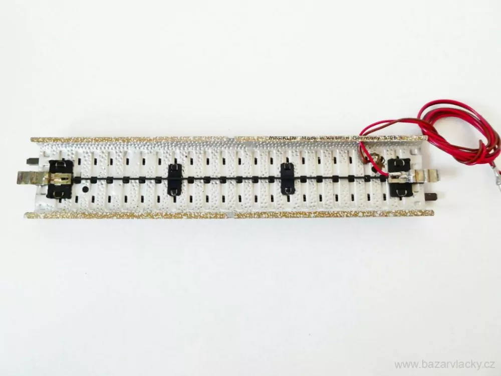 H0 MÄRKLIN 5111 Připojná kolej přímá (Anschlußgleisstück gerade) NOVÁ v krabičce
