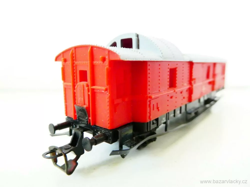 TT BTTB Služební zavazadlový vůz 50 50 93 DR červený PĚKNÝ STAV