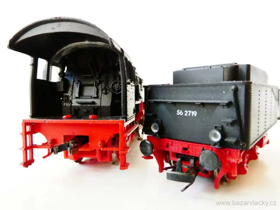 H0 PIKO Parní lokomotiva BR 56 2719 s tendrem OSVĚTLENÁ TOP STAV