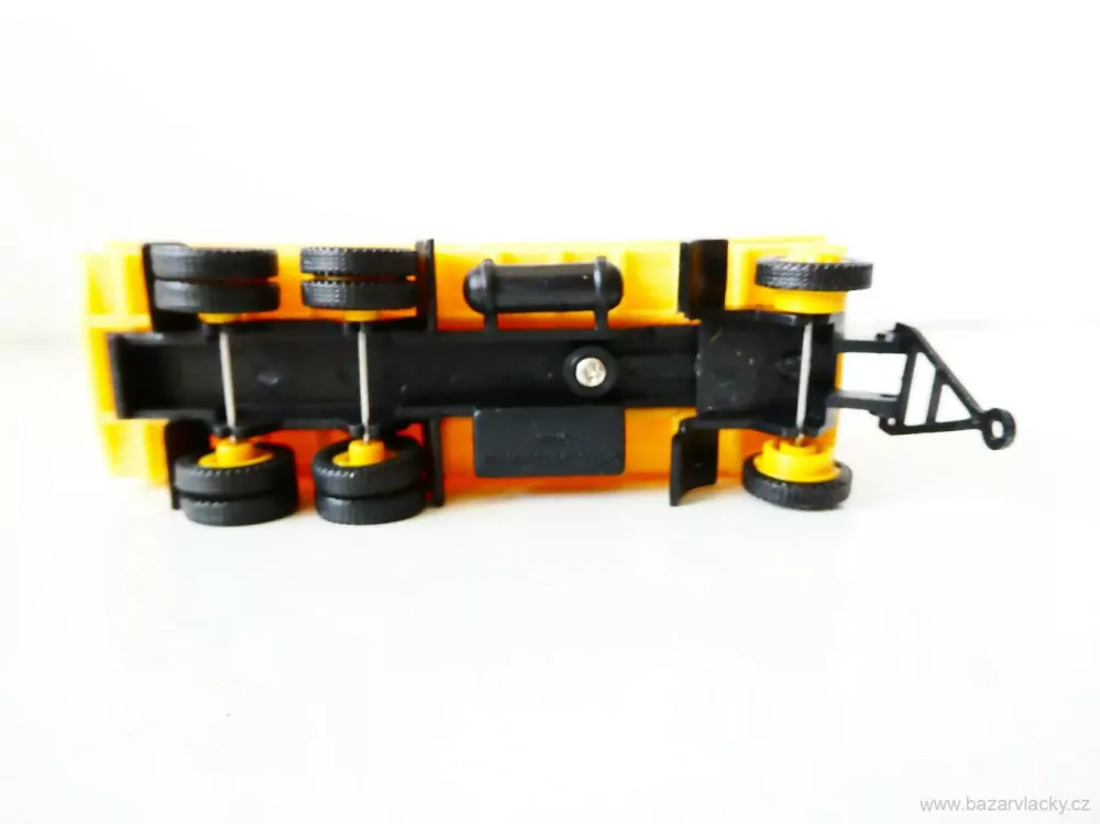 H0 GRELL Přívěs za nákladní automobil valník plachta DEUTRANS TOP STAV