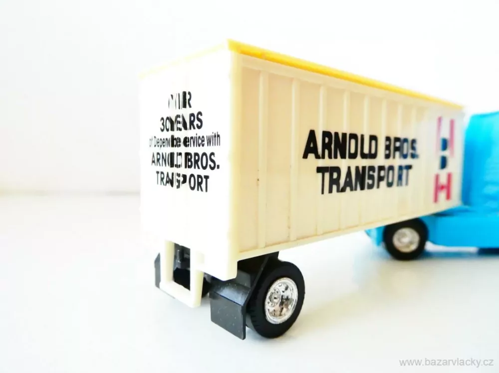 H0 HÜMMER Nákladní automobil MAN s návěsem ARNOLD BROS. TRANSPORT PĚKNÝ STAV