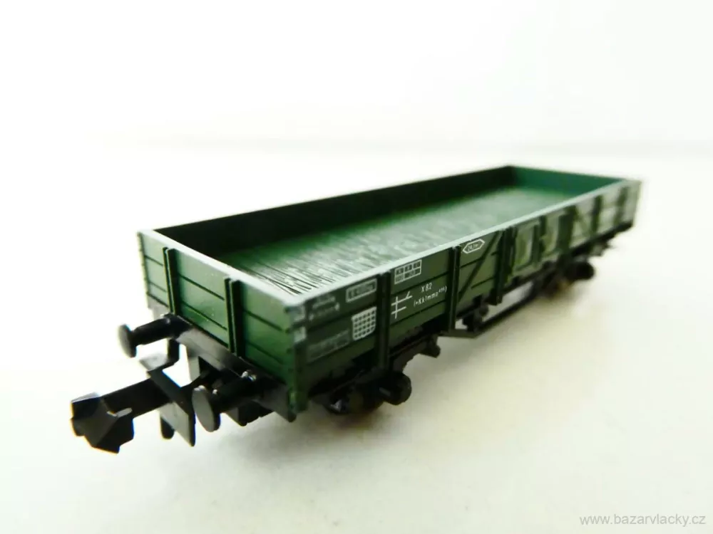 N FLEISCHMANN 8201 Nízkostěnný nákladní vůz Werkstatt-Wagen DB TOP STAV NEPOUŽITÝ v krabičce