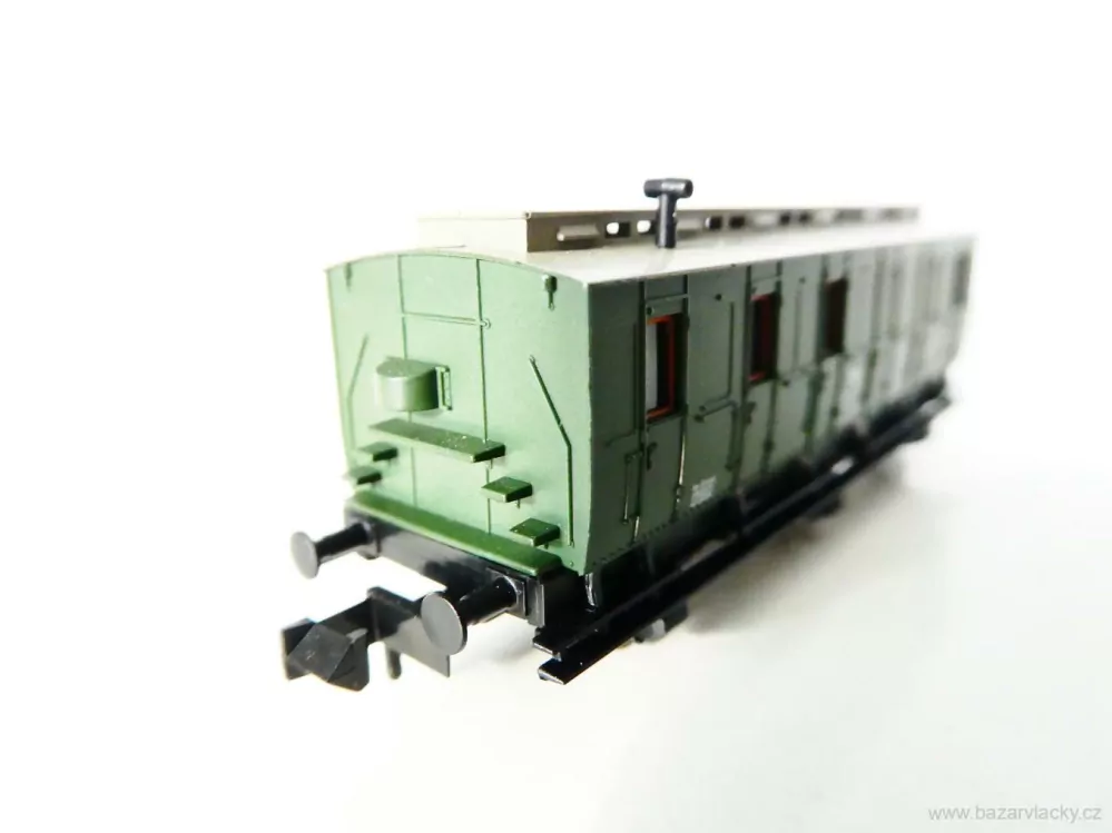 N Fleischmann 8594 K Drážní služební vůz 7731 Nürnberg DB 3-osý TOP STAV NEPOUŽITÝ v krabičce