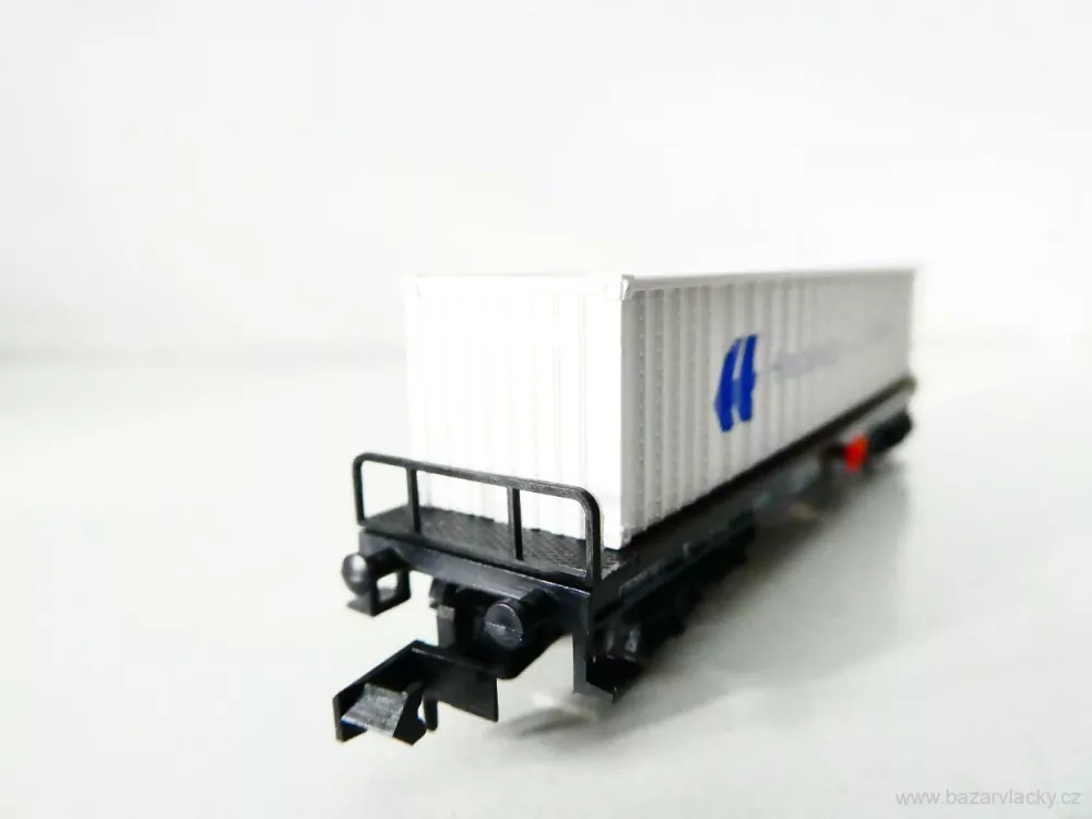 N ARNOLD Plošinový kontejnerový vůz s kontejnerem Hapag-Lloyd 397 1 945-5 DB TOP STAV NEPOUŽITÝ v krabičce