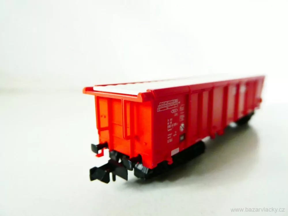 N FLEISCHMANN 8293 K Nákladní vůz s rolovací střechou Cargo 31 80 080 6 019-2 DB AG TOP STAV NEPOUŽITÝ v krabičce