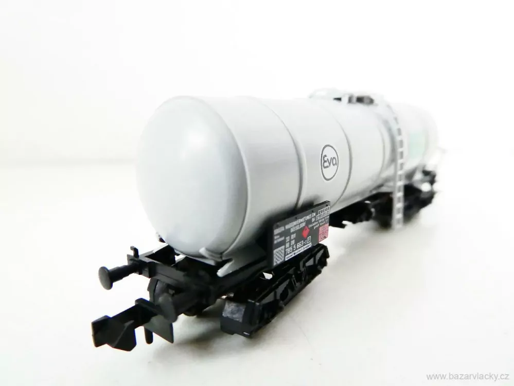 N FLEISCHMANN 8482 K Cisternový vůz BP 33 80 785 5 663-3 [P] Leasing-Fahrzeug - Eisenbahn-Verkehrsmittel AG TOP STAV NEPOUŽITÝ v krabičce 