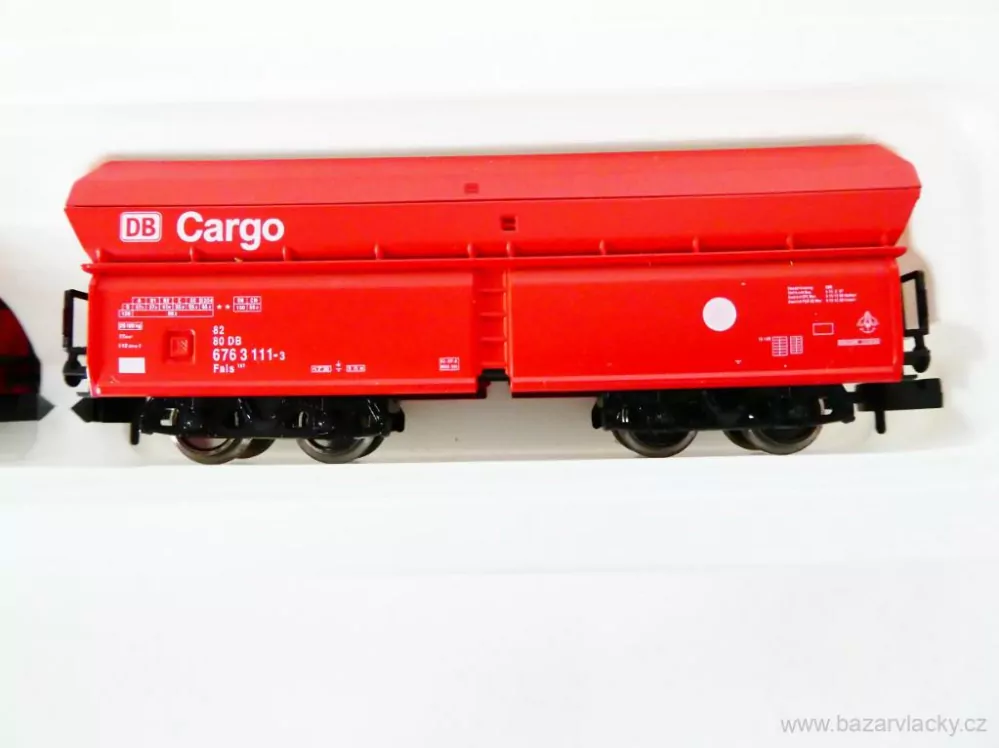 N ARNOLD 0314 SET 3 samovýsypné vozy Cargo 82 80 676 2 089-2, 82 80 676 2 089-2, 82 80 676 3 111-3 DB AG TOP STAV NEPOUŽITÉ v krabičce
