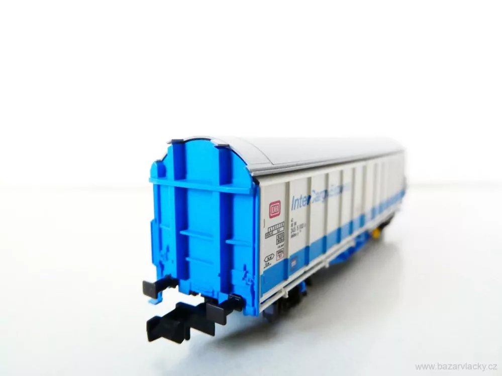 N FLEISCHMANN 8370 Nákladní vůz InterCargoExpress typ Hbillss-y 307 42 80 245 5 002-5 DB TOP STAV NEPOUŽITÝ v krabičce