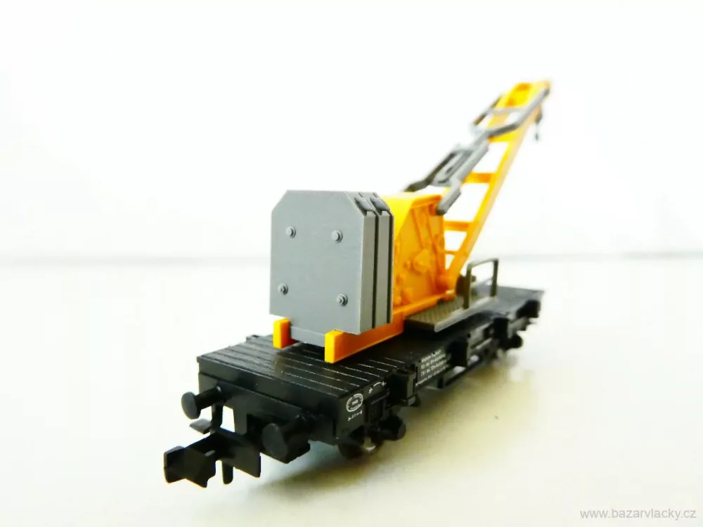 N FLEISCHMANN 8502 Jeřábový vůz 019 DB TOP STAV NEPOUŽITÝ v krabičce