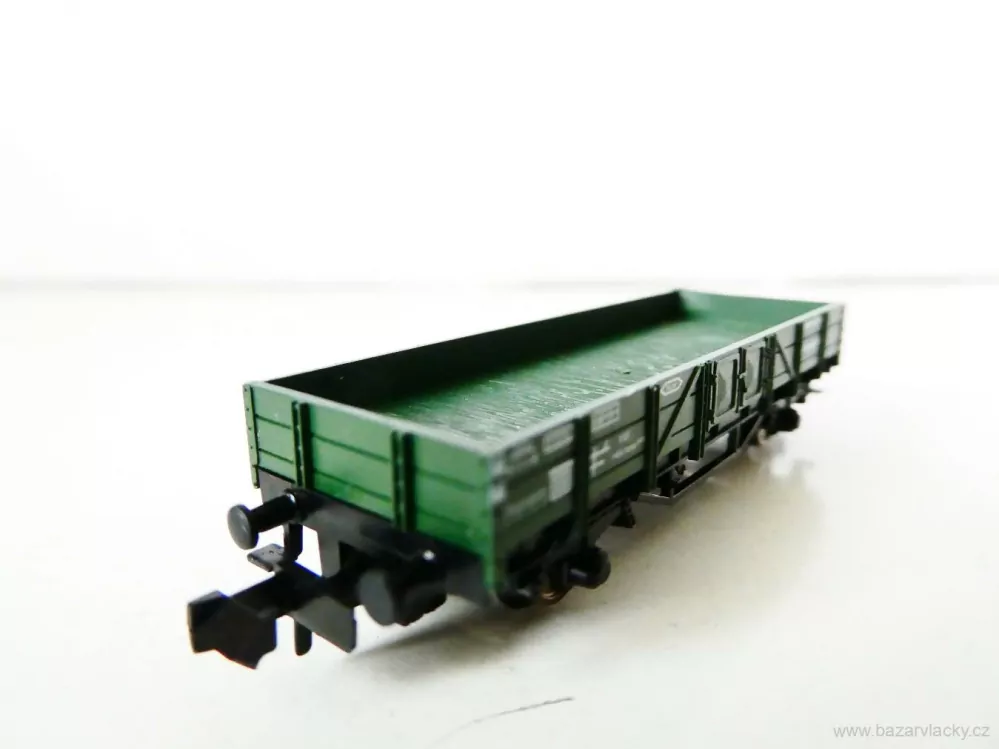 N FLEISCHMANN 8201 Nízkostěnný nákladní vůz Werkstatt-Wagen DB TOP STAV NEPOUŽITÝ v krabičce