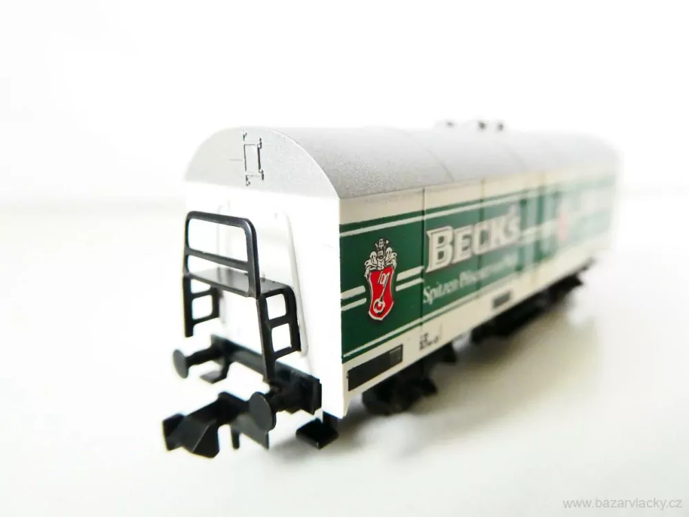 N FLEISCHMANN 8325 K Chladírenský vůz PIVO Beck Spitzen Pilsener von Welt 21 04 816 2 800-0 [P] DB TOP STAV NEPOUŽITÝ v krabičce 