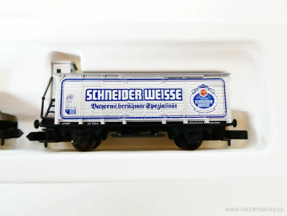 N ARNOLD 0250 - SET 3x Chladírenský vůz PIVO ERDINGER Weißbier; Riedenburger Weizen; SCHNEIDER WEISSE 21 80 082 0 521-3 [P], 21 80 082 0 520-5 [P], 21 80 082 0 522-1 [P] DB TOP STAV NEPOUŽITÉ v krabičce