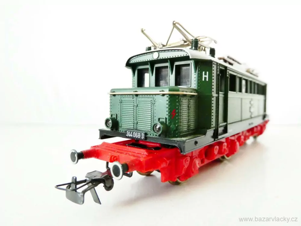 H0 PIKO Elektrická lokomotiva BR 244 068-3 DR PĚKNÝ STAV v originální krabičce