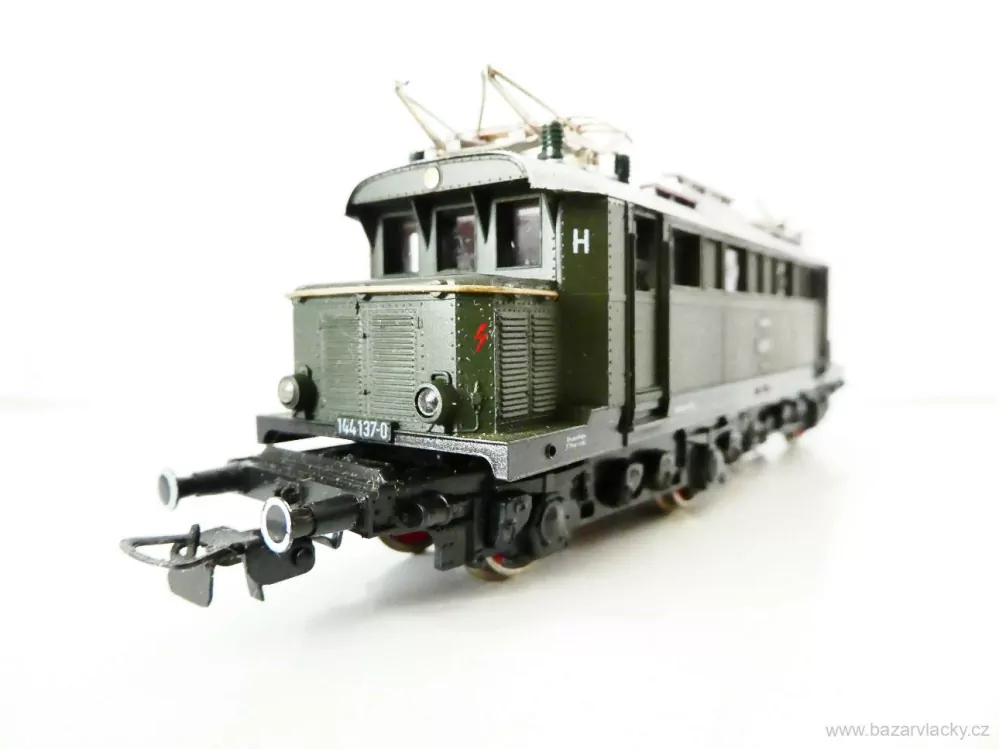 H0 PIKO Elektrická lokomotiva BR 144 137-0 DR TOP STAV NEPOUŽITÁ