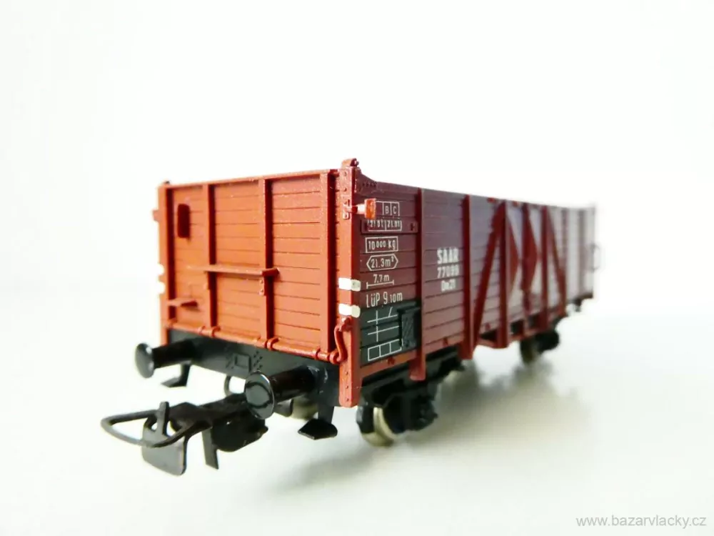 H0 PIKO Nákladní vůz otevřený 77099 SAAR TOP STAV NEPOUŽITÝ