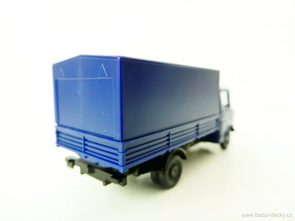 H0 Wiking 69518 Nákladní vůz Mercedes Benz L 408 valník plachta THW NOVÉ V KRABIČCE