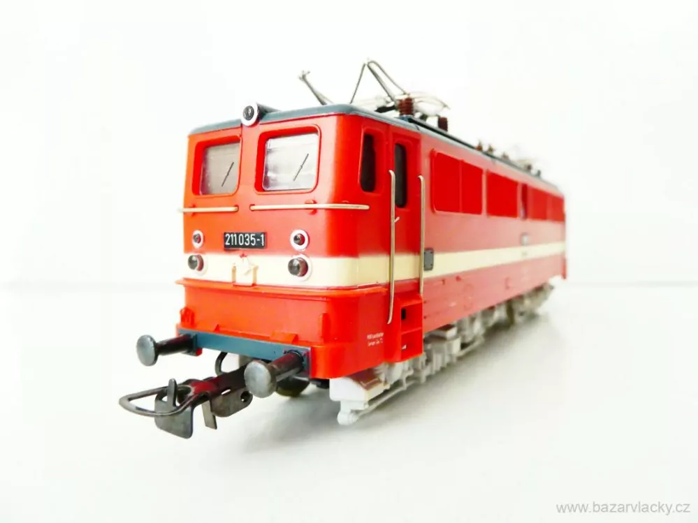 H0 PIKO Elektrická lokomotiva E 211 035-1 DR TOP STAV