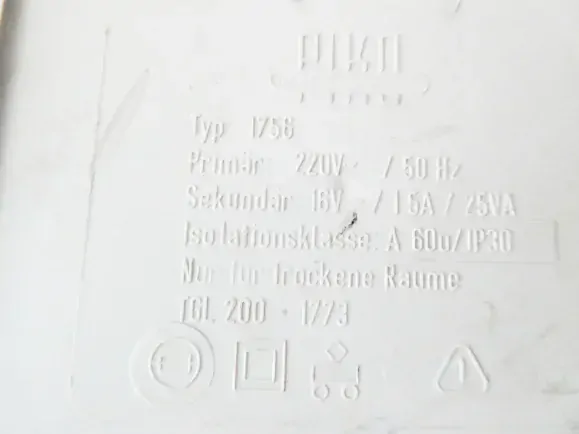 PIKO Z1 Transformátor ( trafo ) typ 1756
