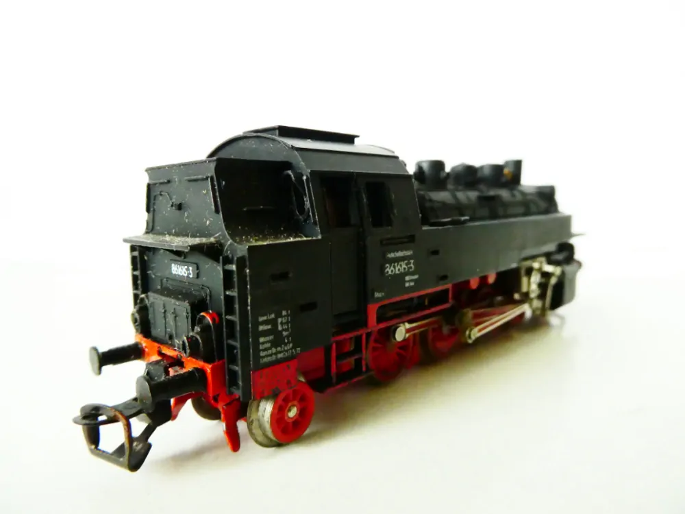 TT BTTB Parní lokomotiva BR 86 1615-3 DR OSVĚTLENÁ PĚKNÝ STAV