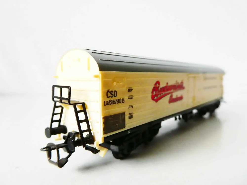 TT BTTB Nákladní chladírenský vůz pivo Budweiser Budvar ČSD 
