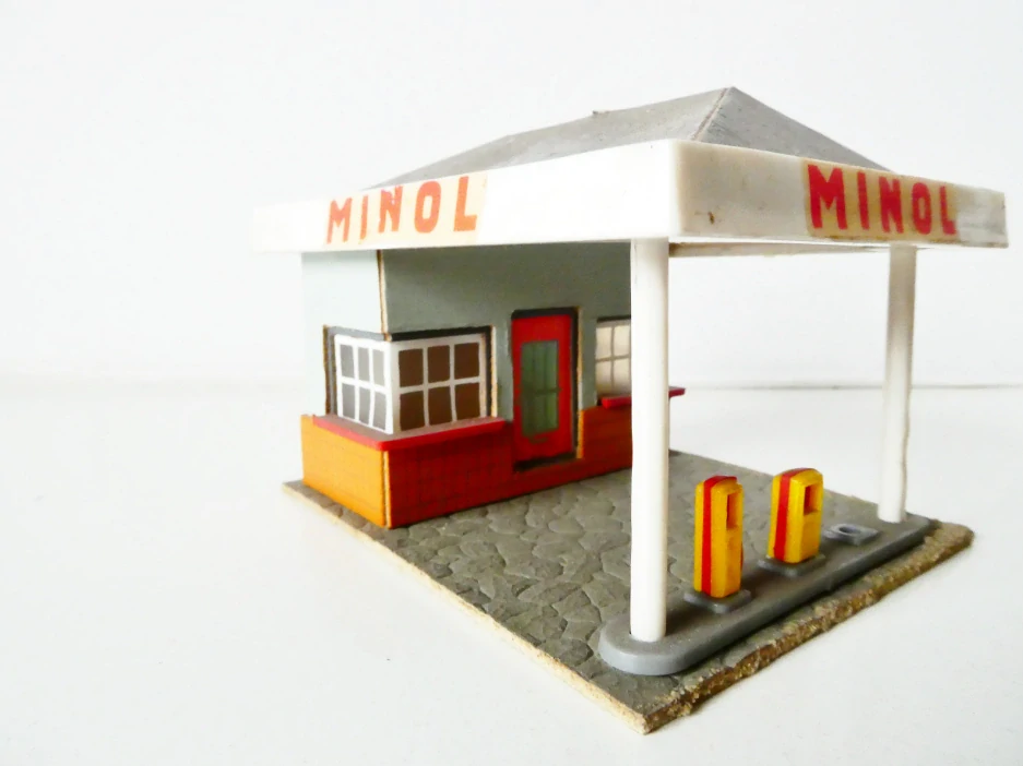 TT/H0 Čerpací stanice MINOL s čerpacími stojany