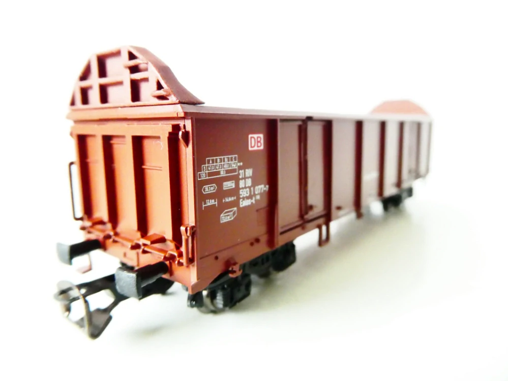 TT ModellManufaktur Sebnitz 4501 Nákladní vůz otevřený s otevíracími vraty 593 1 077-7 DB TOP STAV NEPOUŽITÝ NOVÝ v orig. krabičce