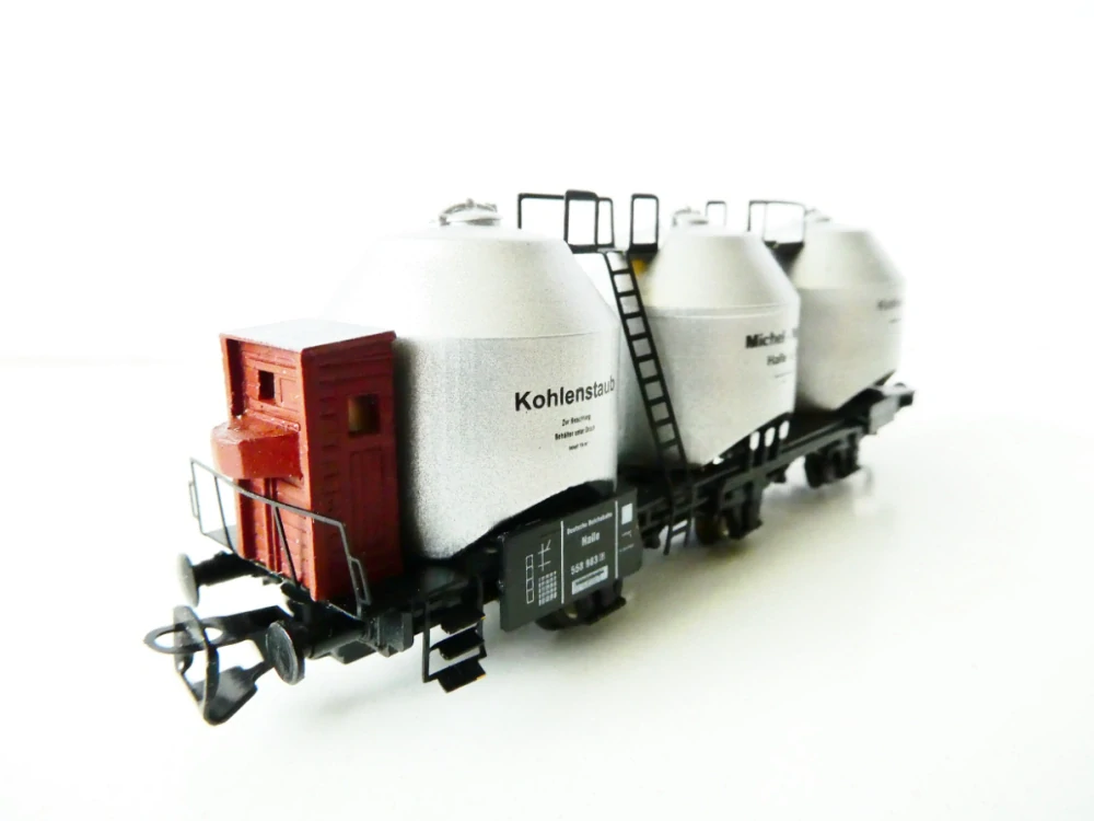 TT LORENZ (P.L.Modell) 33 502 Nákladní vůz na uhelný prach s budkou brzdaře DRG TOP STAV NEPOUŽITÝ NOVÝ v orig. krabičce