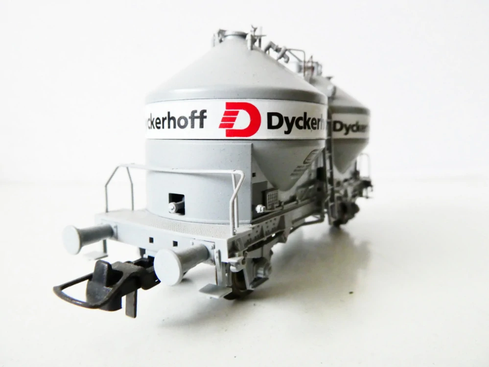 H0 ROCO 46477 Nákladní vůz dvojité silo Dyckerhoff DB PĚKNÝ STAV