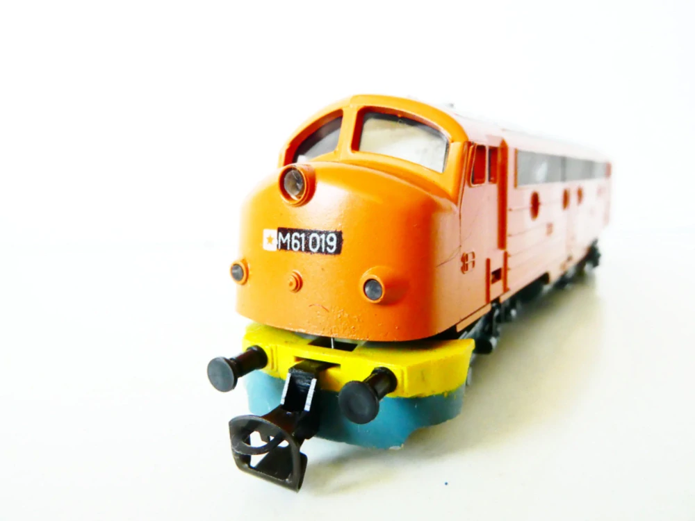 TT BTTB Dieselová lokomotiva NOHAB M61 019 OSVĚTLENÁ TOP STAV NEPOUŽITÁ v orig. krabičce