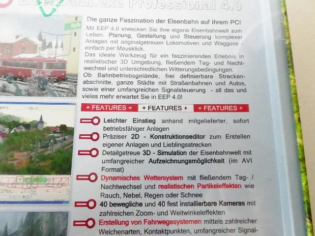 EEP Vlakový simulátor eisenbahn.exe proffessional 4.0 - zábavný simulátor NEROZBALENO