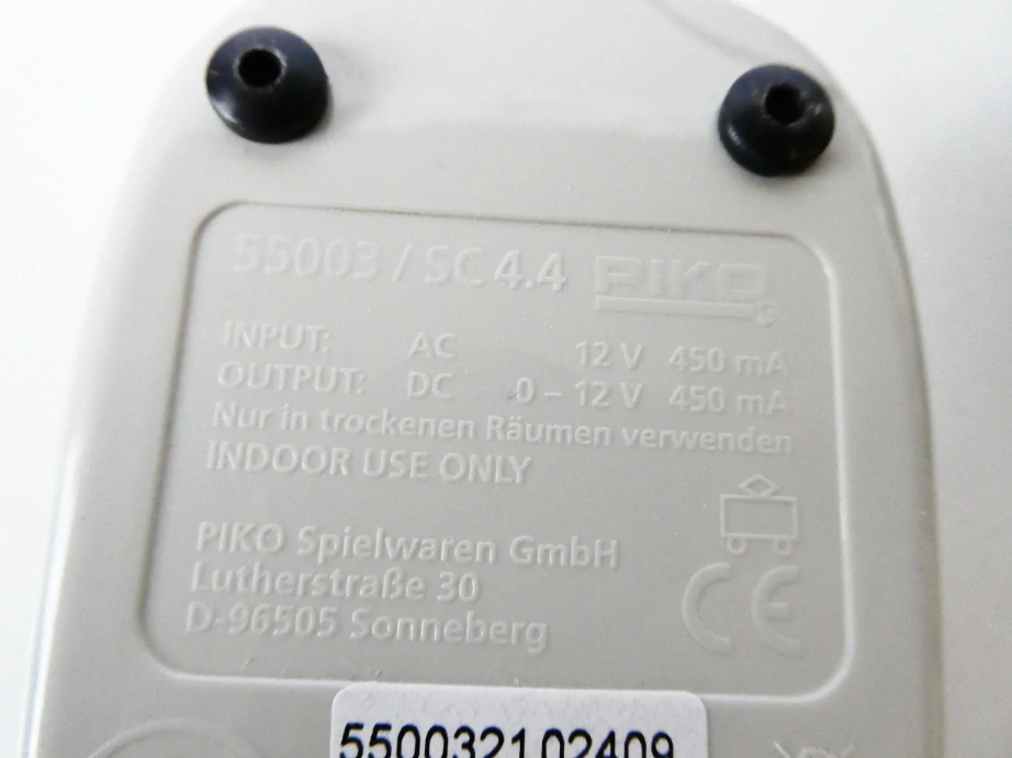 PIKO 55003 TRAFO S OVLADAČEM JÍZDY - PIKO 55003 / SC 4.4 TOP STAV NEPOUŽÍVANÉ