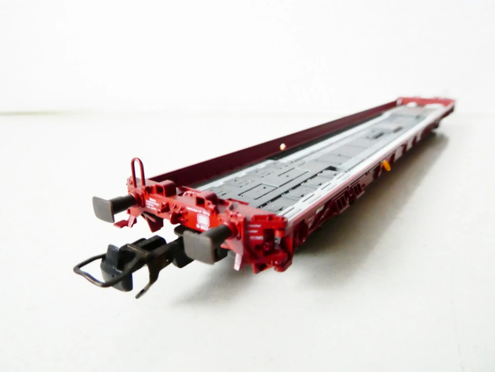 H0 FLEISCHMANN 3211 Nízkostěnný plošinový vůz 8mi-osý 82 80 4983 114-6 DB TOP STAV