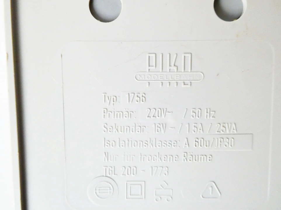 PIKO Z1 Transformátor ( trafo ) typ 1756 v krabici